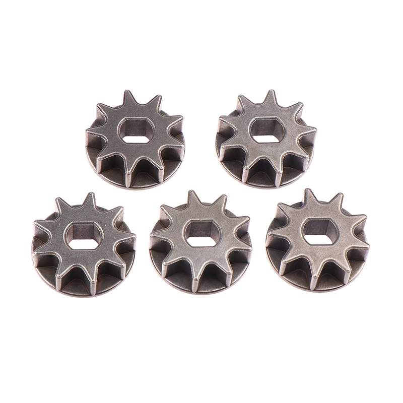 1/5Pcs 6-Inch Electric Chainsaw, 8-Inch Lithium Battery Saw, 9-Tooth Gear With 8*10 Inner Hole For Enhanced Cutting