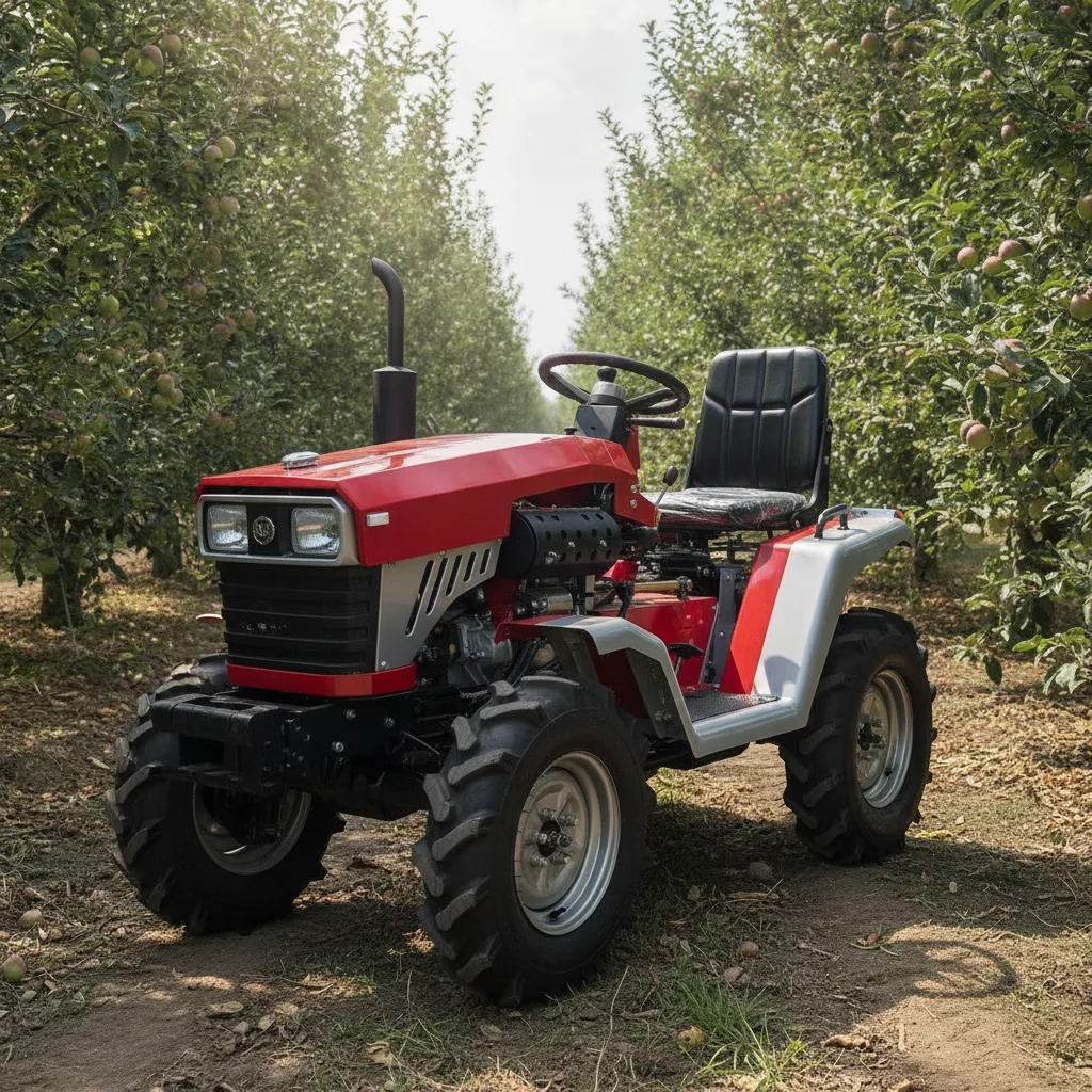 Reliable Wheeled Agricultural Tractor Diesel Engine Rear PTO Output Complete 3 Point Hitch Farm Equipment