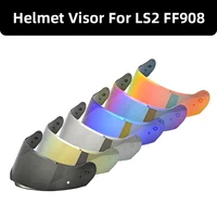 Para LS2 FF908 Strobe II Casco de motocicleta visera de repuesto lente escudo parabrisas Anti-UV Capacetes Casco Moto Accesorios