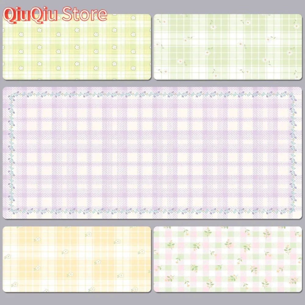 

Checker pattern Simplicity Mousepad 90x40cm Big Keyboard Mat Table Mat Students Gamer Desktop Mousepad Gaming Mouse Pad Carpet