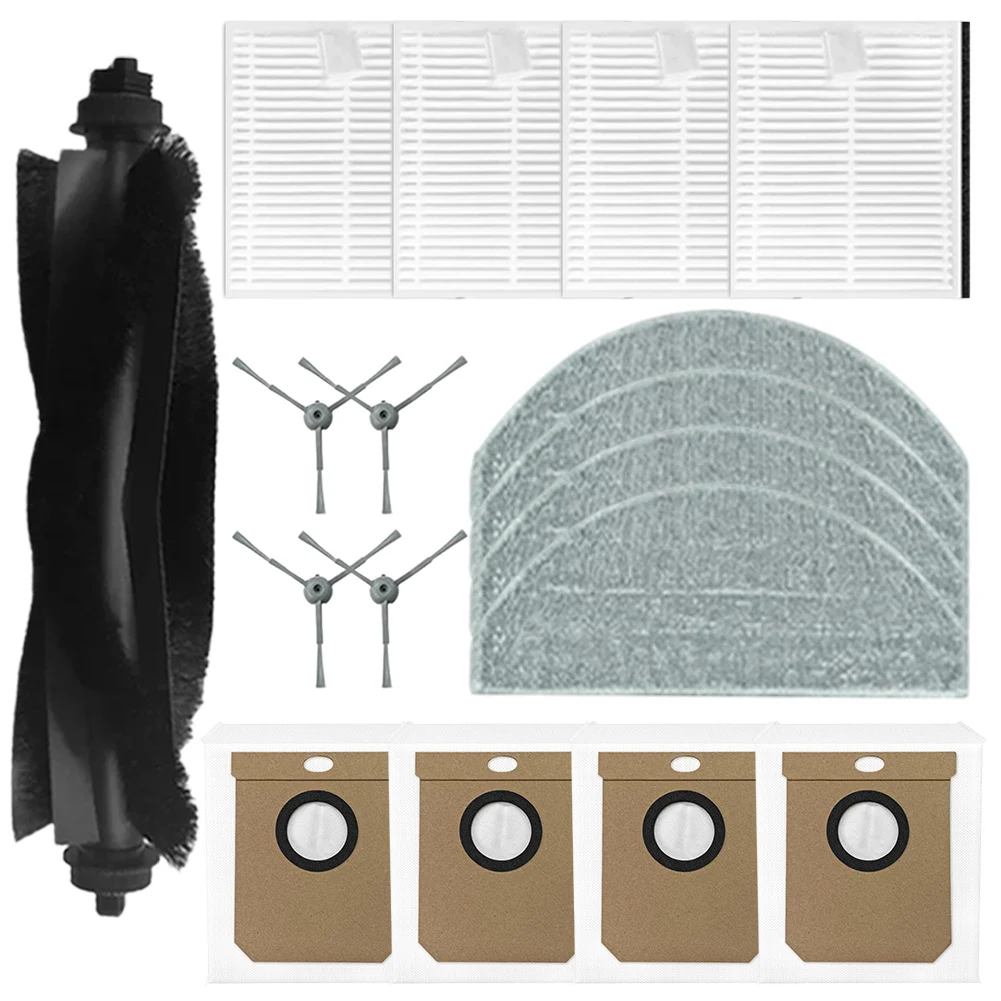 

Mop Cloth and Filter Replacement Set for Hoover HG4 For Hydro Pro Vacuum Including Side Brushes for Maximum Efficiency