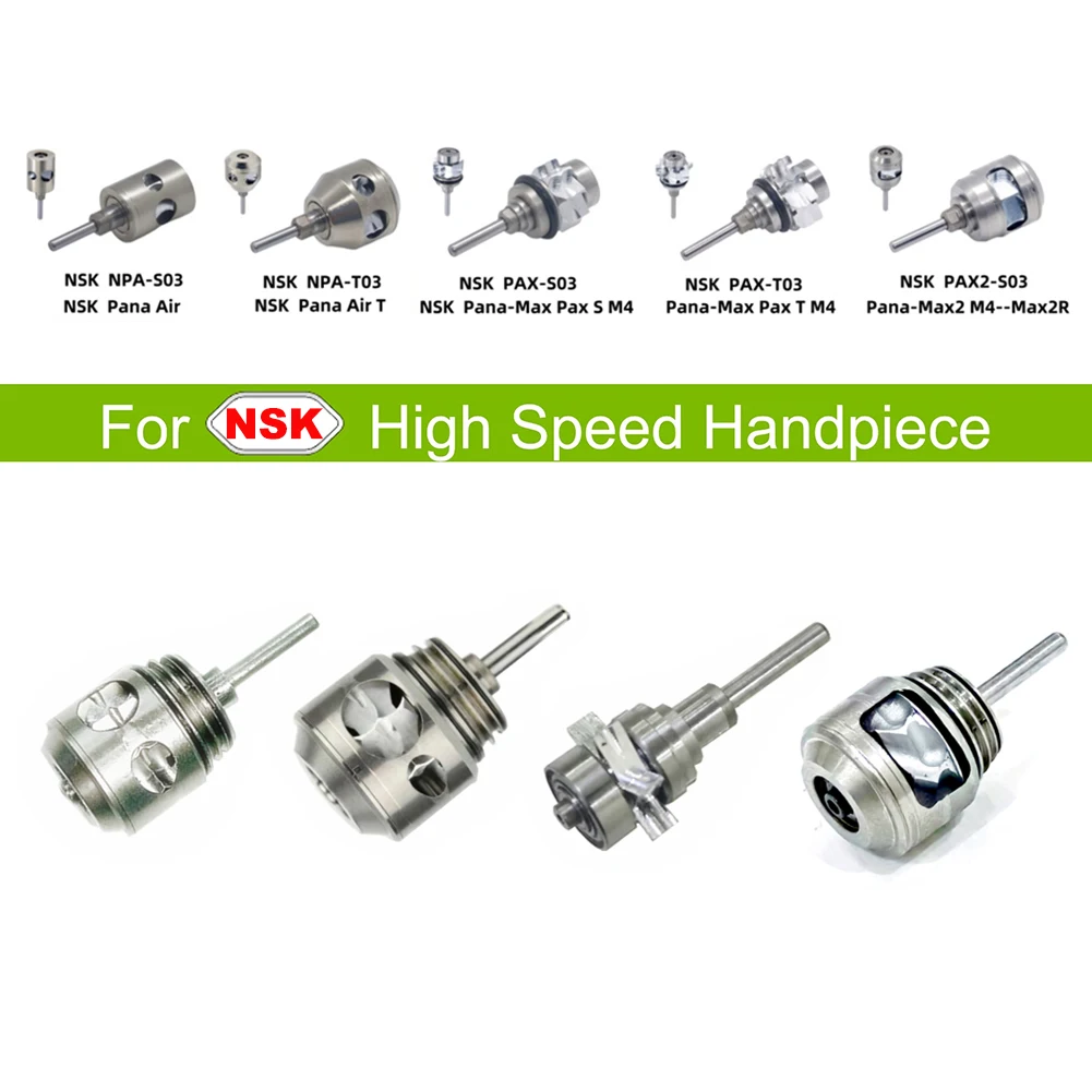 

Multi-types Ceramic Cartridge Rotors NSK High Speed Handpiece Air Turbine Spare Parts Puch Button Standard Torque Head Accessory