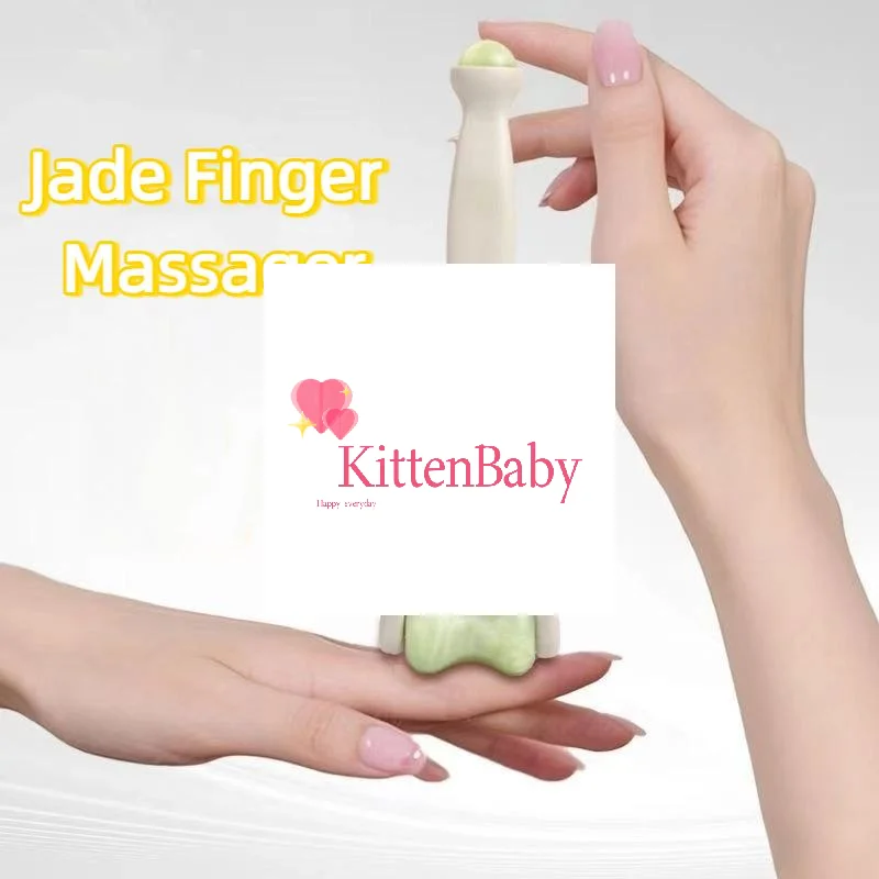 

Массажер для пальцев, двухрядный роликовый дизайн, простой в использовании, снимает усталость пальцев, способствует кровообращению, портативный роликовый массажер для пальцев