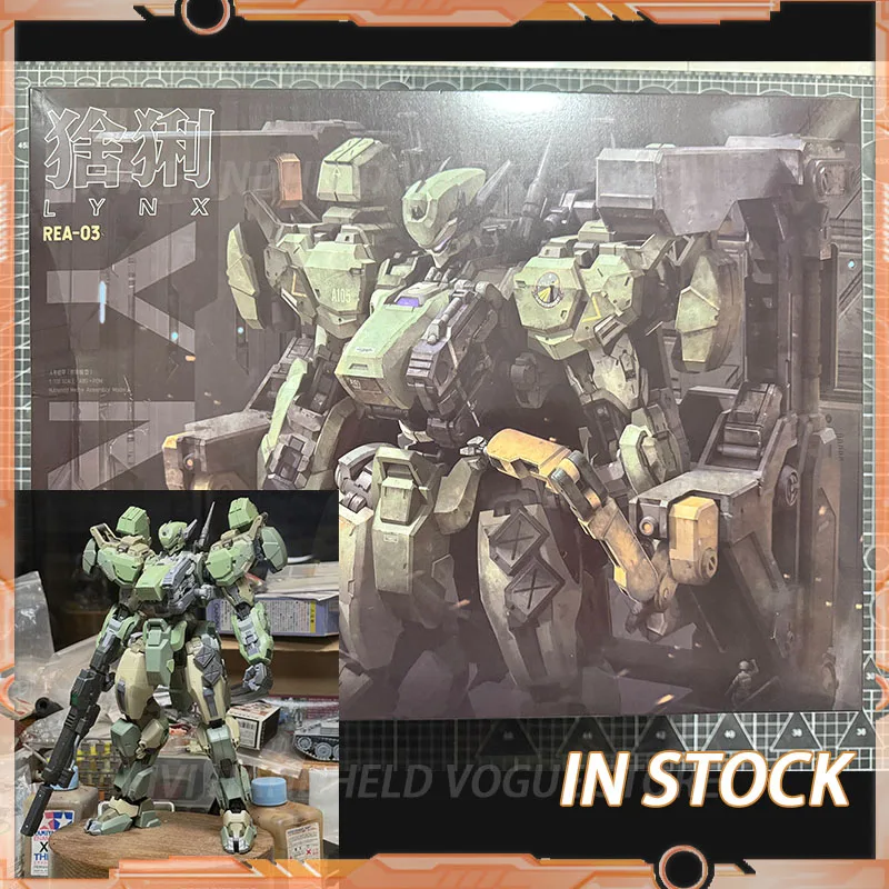 

In stock MingjiangZhuan BLUE WHALE REA-03 L.Y.N.X Eurasian Lynx Assembly Movable Model Toys Collection Lynx lynx