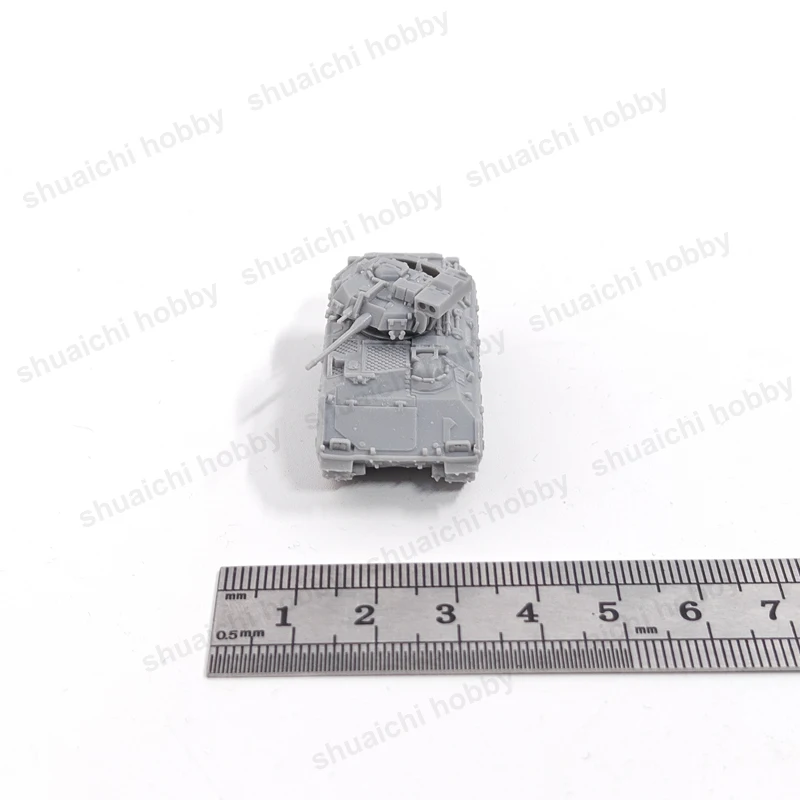 5PCS M3A1 Tracked Armored Fighting Vehicle Model 1/144 Scale Medium Infantry Battle Vehicles DIY Assembly Parts for Collection