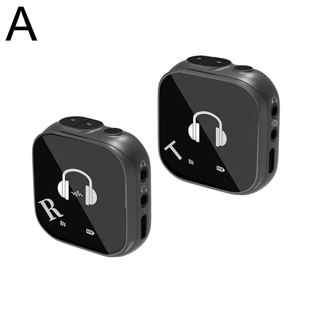 5.8g Wireless In Ear Monitor System Wireless Headphone Automatic Pairing Receiver Recording Phone Monitor Transmitter Earph Y0q4