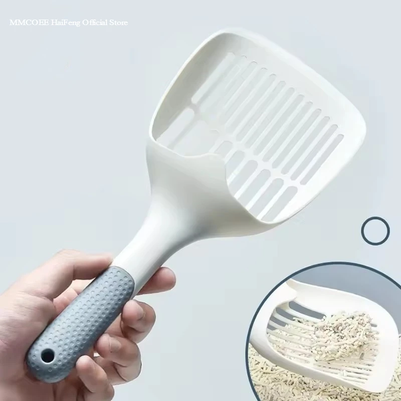 

Kimpets Cat Litter Scoop Plastic Litter Shovel with Base Self Cleaning Cat Litter Shovel Kitten Toilet Clean Tools Cat Supplies