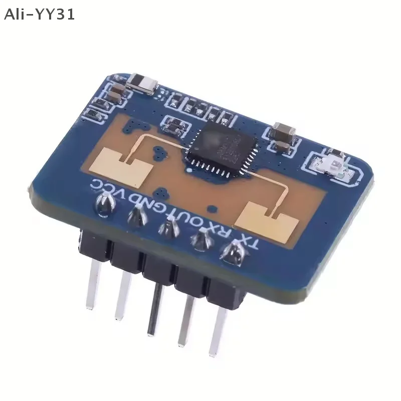 LD2410C 24 جيجا هرتز وجود الإنسان الاستشعار FMCW موجة الرادار التعريفي وحدة الجسم نبضات القلب كشف أجهزة الاستشعار عالية الدقة #2