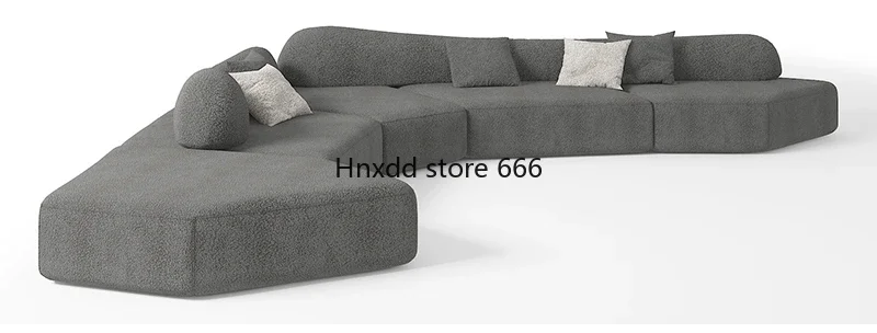 Modern simple special-shaped corner creative module large sofa