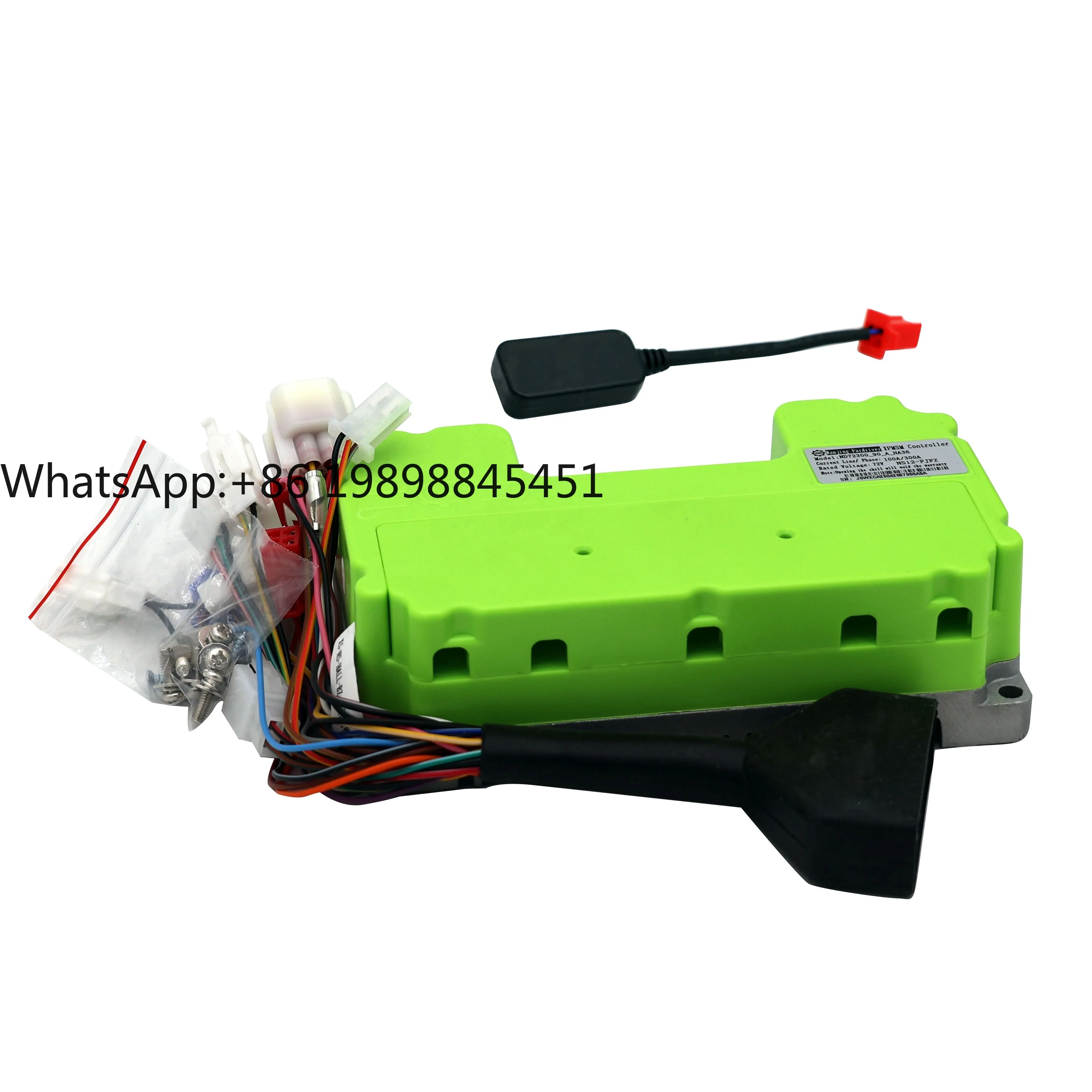 ND72300 72 فولت محرك عن بعد مركبة كهربية موجة جيبية تحكم 100A/300A تيار مستمر محرك تيار متردد أنبوب S12 أصلي مع وحدة البرمجة