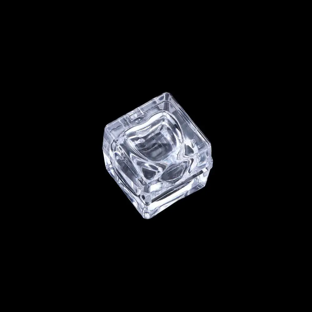 جرة وعاء مربع زجاجات إعادة الملء شكل قلب ظلال العيون صندوق أحمر الشفاه الفارغ علبة بلسم الشفاه حاوية مستحضرات التجميل الصغيرة الشفاه روج #6