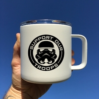 Star Wars Vinyl Art Sticker Car Window Bumper Decor, Support Our Troops Stormtrooper Decals For Laptop Cup Decoration Boys Gift