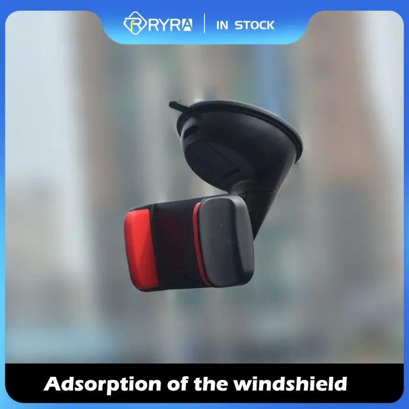 RYRA Universal Car Phone Holder 360° Rotatable Cell Phone Car Holder Rear View Mount Car Windshield Mobile Phone Clip Car Gadget