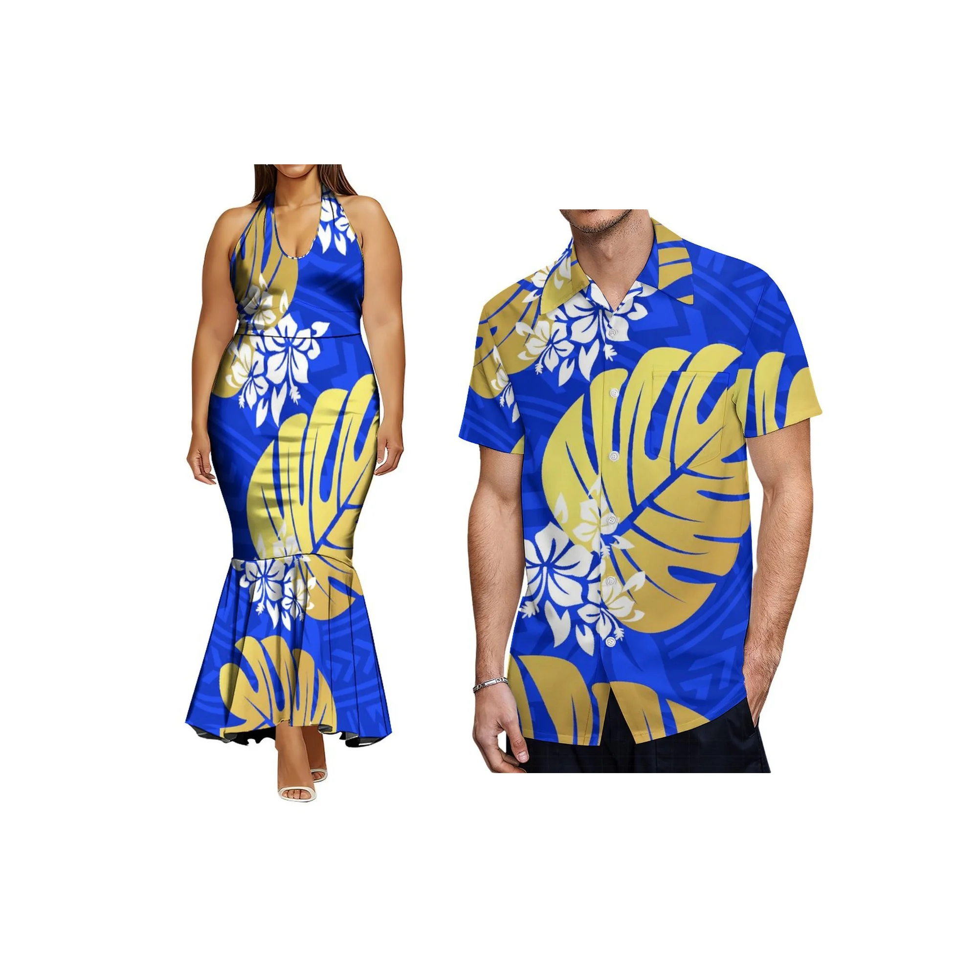 

Новое поступление, женское платье с боковой молнией «рыбий хвост», платье без рукавов на гавайском стиле на завязках, большие размеры, полинезийское платье русалки