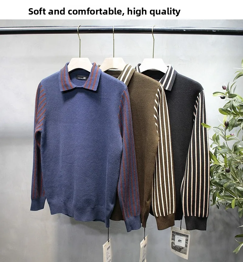 

Элитный круглый вязаный свитер New ex Thi Winter Fashion Ci Sle с длинными рукавами, свободного кроя, с круглым вырезом, пуловер