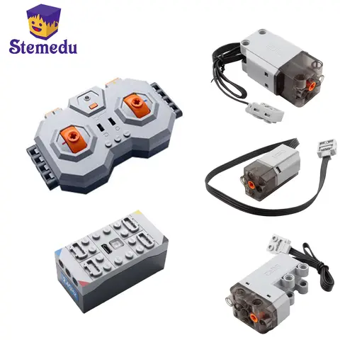 CaDA 기술 부품 MOC 전원 서보 모터 프로 빌딩 블록 전원 기능 자동차 트럭 모델 업그레이드 Legoeds와 호환 가능