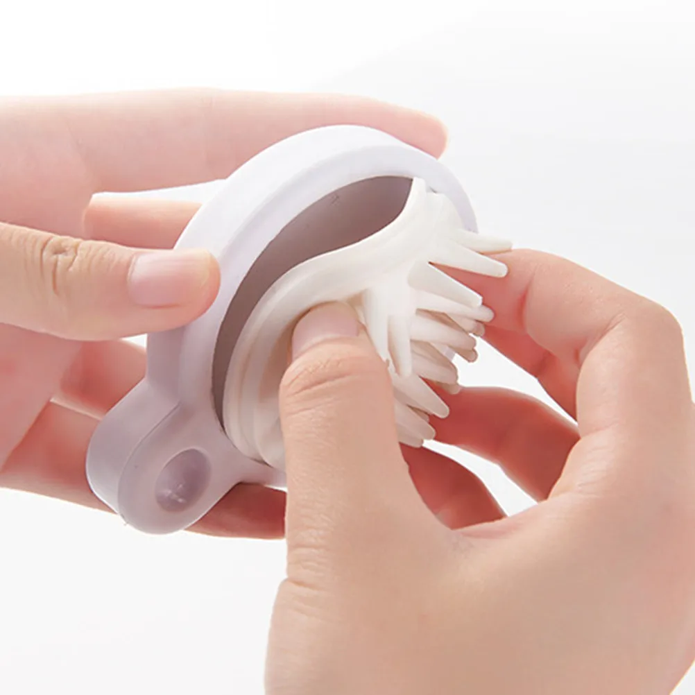 

2Pcs Scalp Massage Bathing Brush for Washing Hair Deep Cleansing Scrubbers with Thick Tpe Bristles Portable Bathroom Accessories