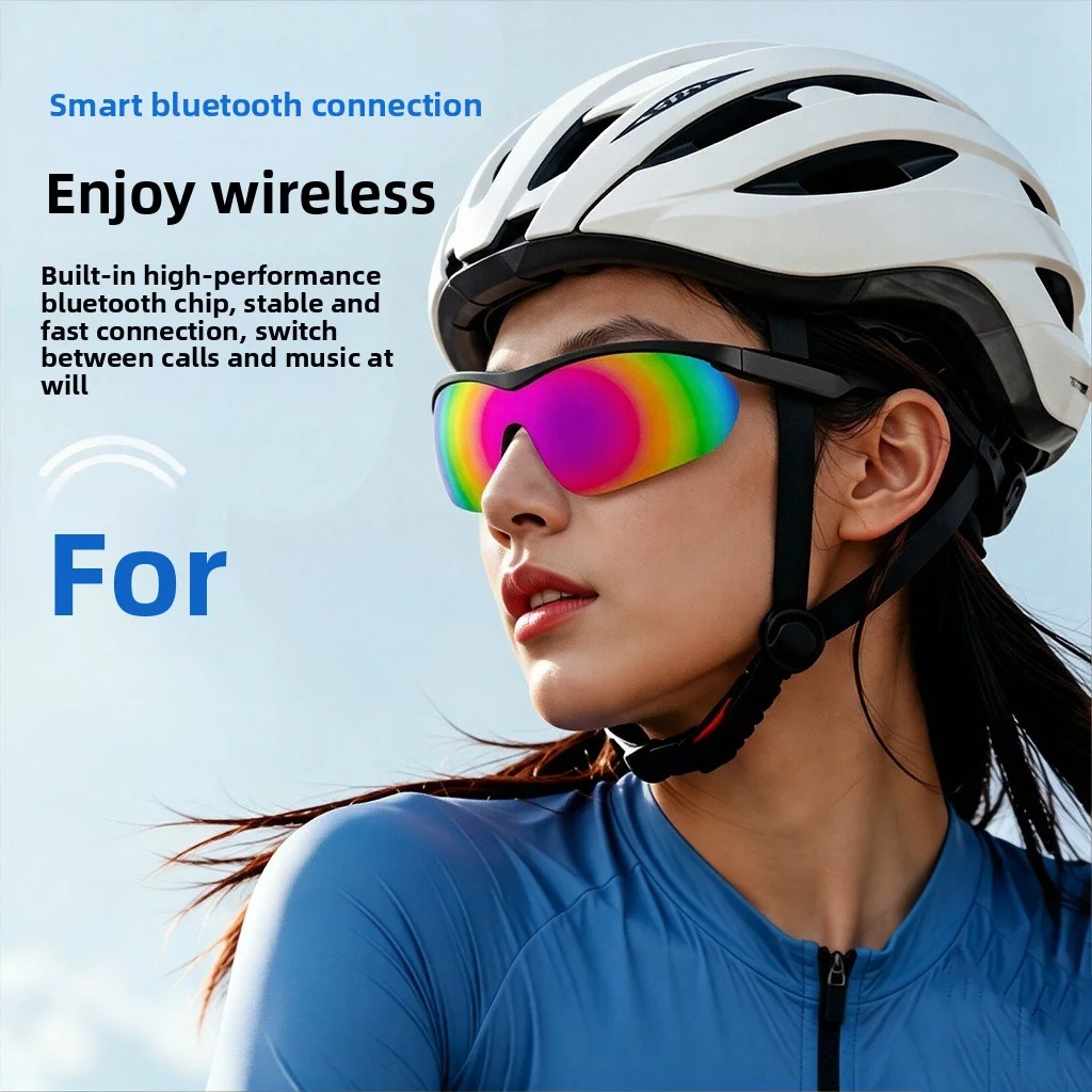 

New smart Bluetooth glasses for sports, music listening, sun protection and communication, smart sunglasses
