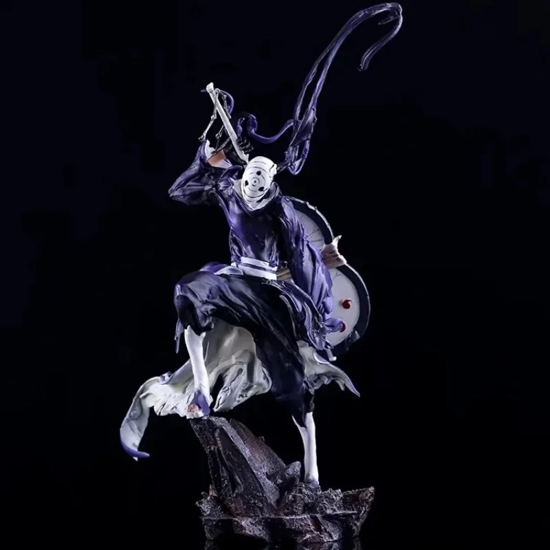 

Anime Naruto Uchiha Obito GK Iron Curtain PVC Action Figure Collectible Model Doll Toy 34CM