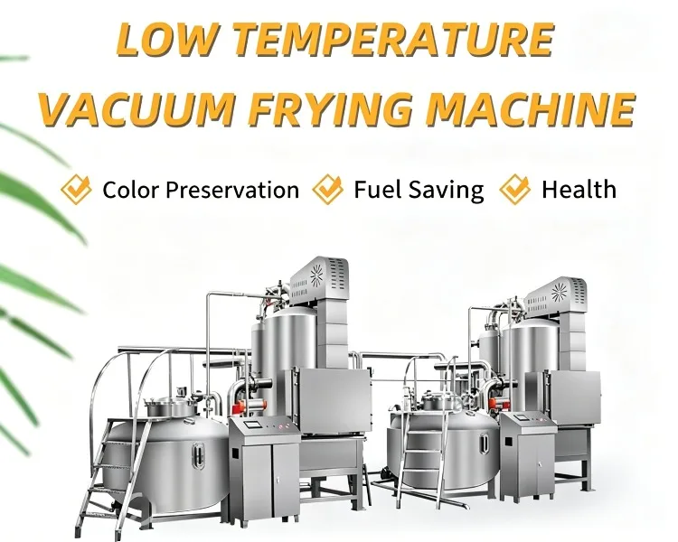 Healthy Snacks Fried Shiitake Mushroom Vacuum Batch Fryer Machine Crispy Mushroom Chips Vacuum Frying Machine