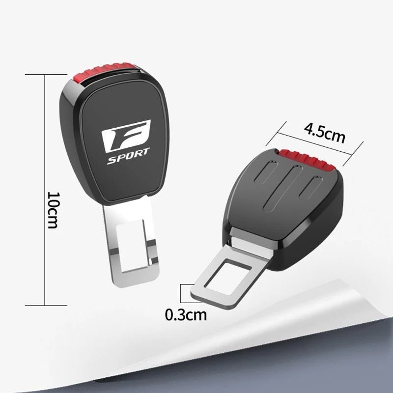مقعد السيارة حزام كليب موسع سلامة حزام الأمان قفل مشبك اكسسوارات لكزس Fsport IS250 NX300h ES300h IS350 IS300 RX350 SC430