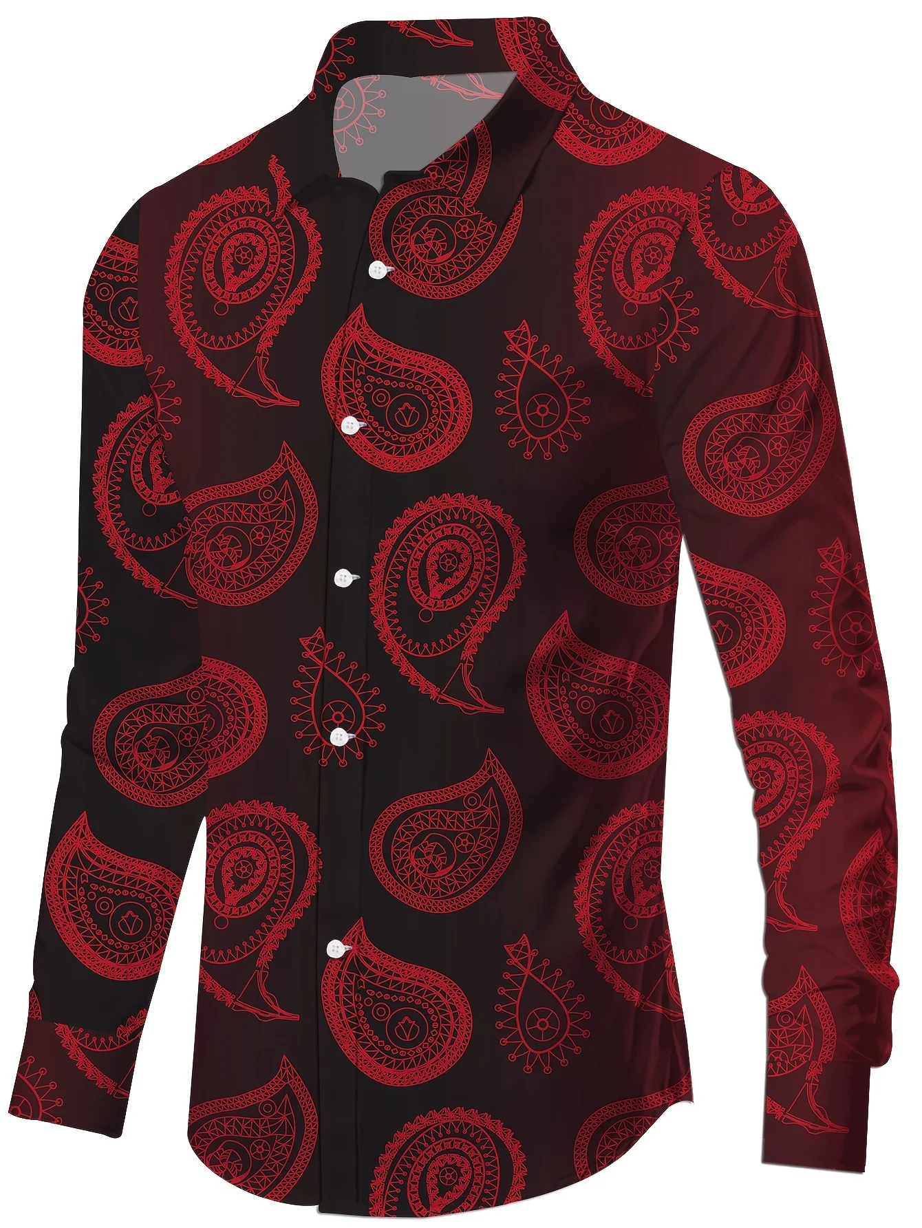  Spring/Summer Men's Fashion Casual Long Sleeve Shirt Comfortable New Style 2025