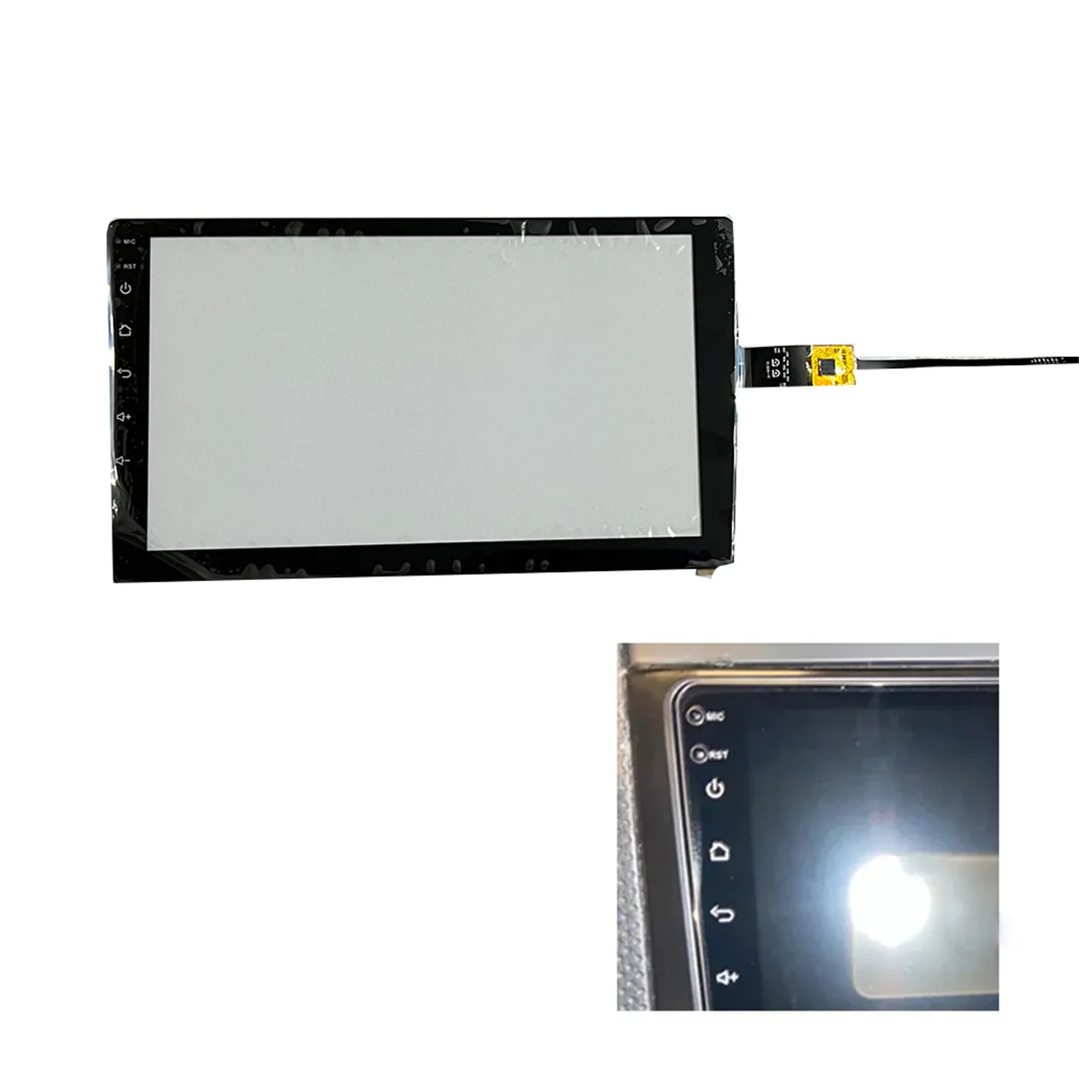 9 Inch Radio Stereo DVD Touch Screen for TEYES CC2 CC3 Car Digitizer DVD Touch Full LCD Screen