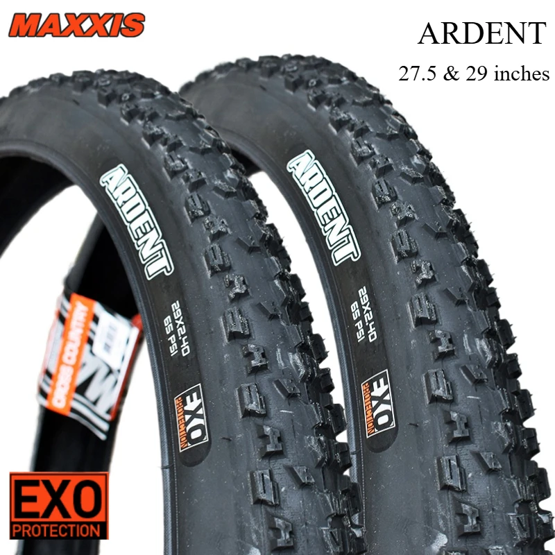 ARDENT WIRE BEAD BICYCLE TIRE OFMAXXIS MOUNTAIN BIKE TYRE MTB 29 27.5 2.4 2.2 Clincher 60TPI