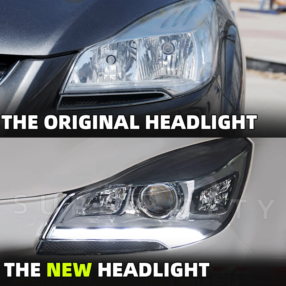 Car LED headlights for Ford Kuga Escape Headlights 2013-2016 Head Lamp Led Car Styling Accessories