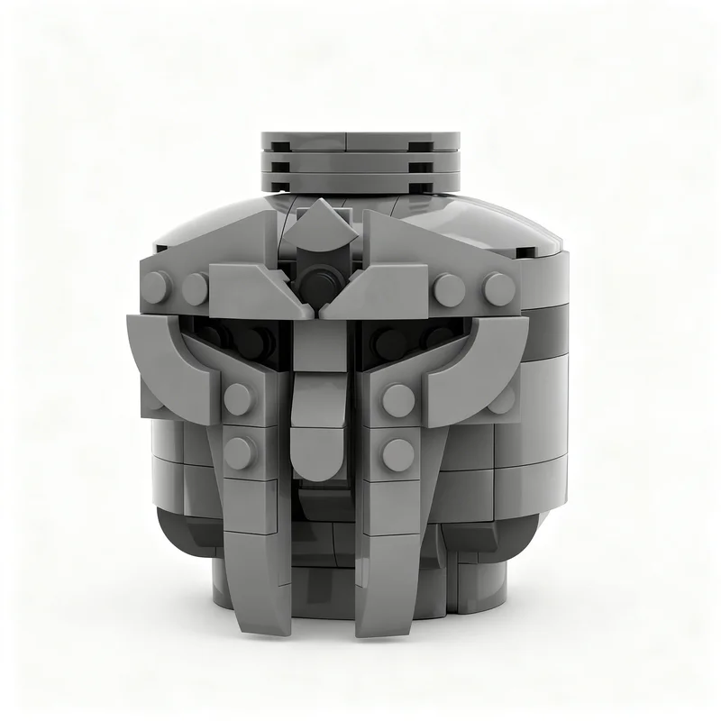 734pcs MOC MF Mini Figure DOOM Upscaled Model Building Blocks Architecture Birthday Idea Creative DIY Kids Christmas Gifts Toy view 5