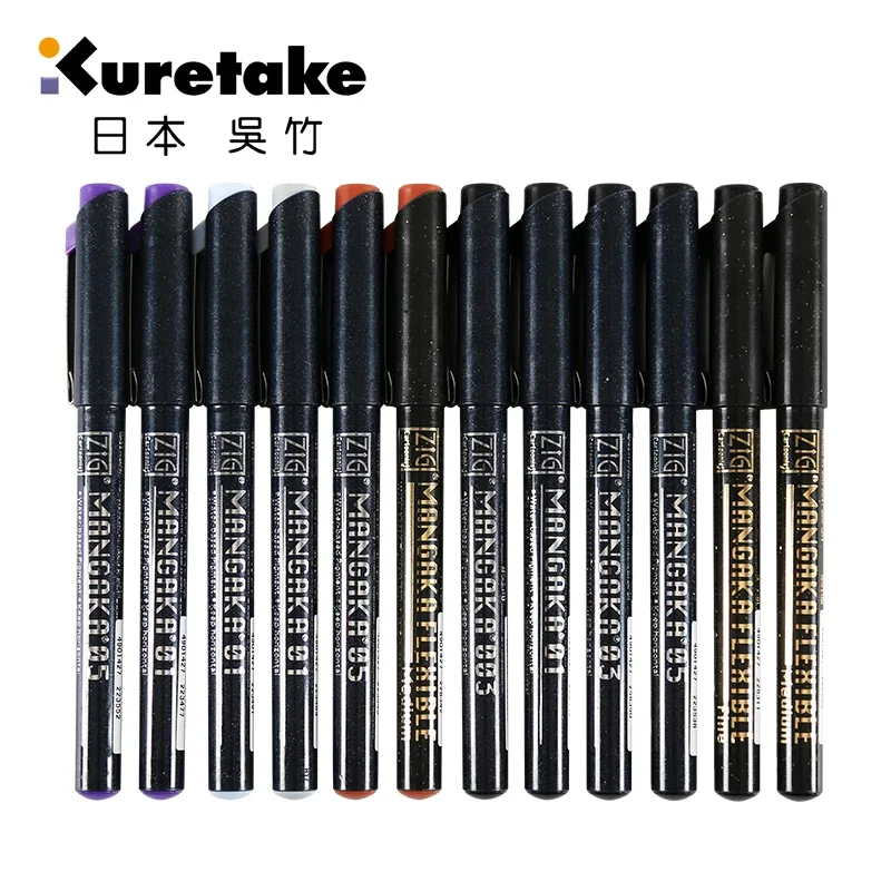 Japan Kuretake Fine Line Pen Needle Pen Waterproof Fine Line Pen 1PCS