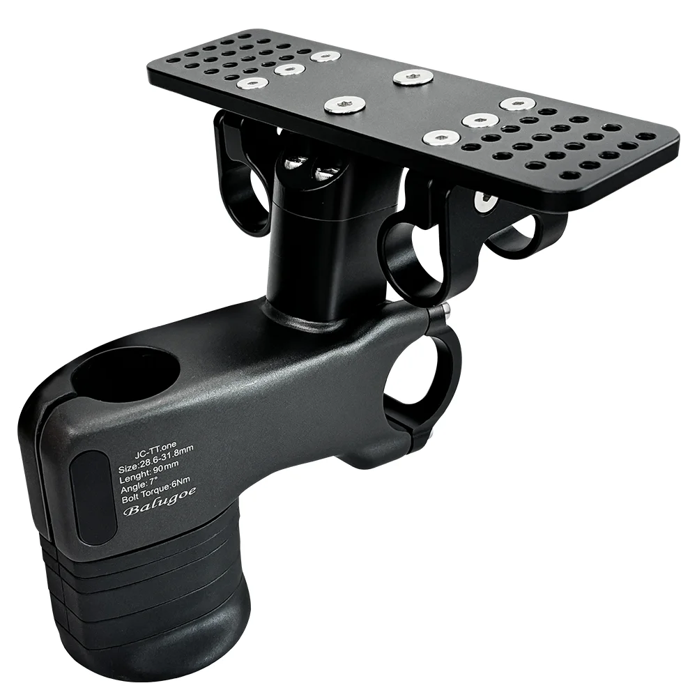 26 BALUGOE MTB Fahrradlenker, vertikaler Lenkervorbau, Triathlon-Lenker, modifizierter Rennrad-TT-Lenker, Spoon-Seitenlenker, 28,6-31,8 mm – Detail 6