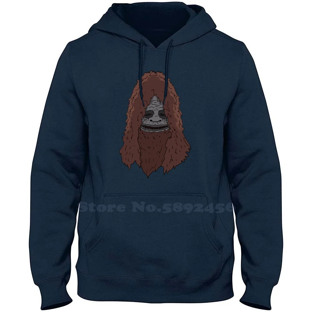 Sassy The Sasquatch Big Lez Show 100% Pure Cotton Hoodie Nolsey Nolzy Nolsy Mike Nolan Show The Big Lez Show Trippa Snippa