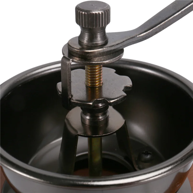 

B62B-2X Coffee Bean Grinder Wooden Manual Coffee Grinder Hand Stainless Steel Retro Coffee Spice Mini Burr Mill With