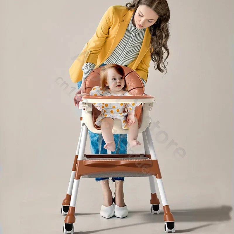 Children's dining chair / baby eating foldable seat / baby multifunctional lift home learning to sit dining table chair