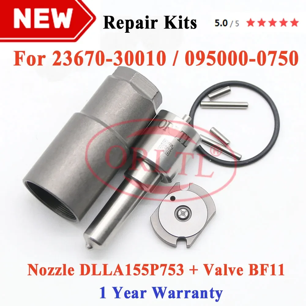 

Ремкомплекты форсунок 23670-30010 23670-30020, распылитель DLLA155P753 0934007530, клапан 05 # для инжектора 095000-0750 095000-0751