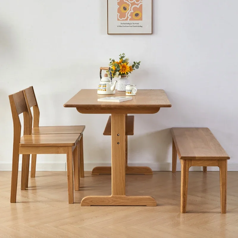 

Легкий роскошный обеденный стол, уникальные водонепроницаемые деревянные компактные столы, современная скандинавская прямоугольная мебель Mesas De Jantar для дома