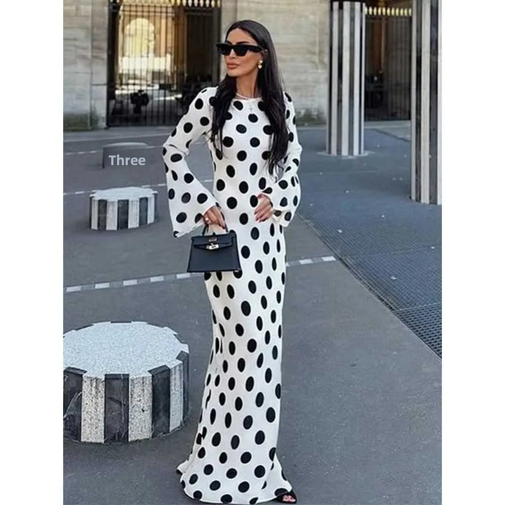 

Сексуальная женская длинная футболка в горошек с квадратным воротником на талии и затягивающейся талией, версия H, подходит для футболки-четра Све Све Све Свек Сиwalk