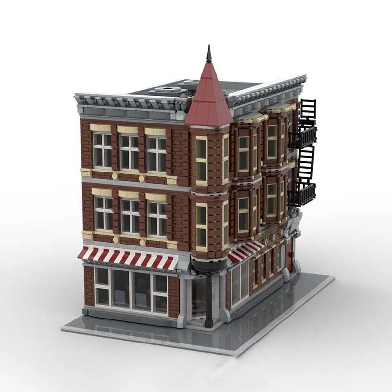 Stadt Street View Moc Gebäude Ziegel Viktorianischen Architektur Modell Gebäude Technologie Modulare Block DIY Weihnachten Spielzeug Geschenke
