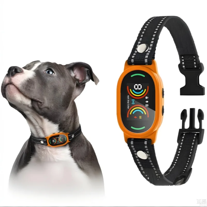 

Waterproof Rechargeable Anti-Interference Bark Control Collar for Dogs Custom Colors Plastic Material Dog Barking Collar