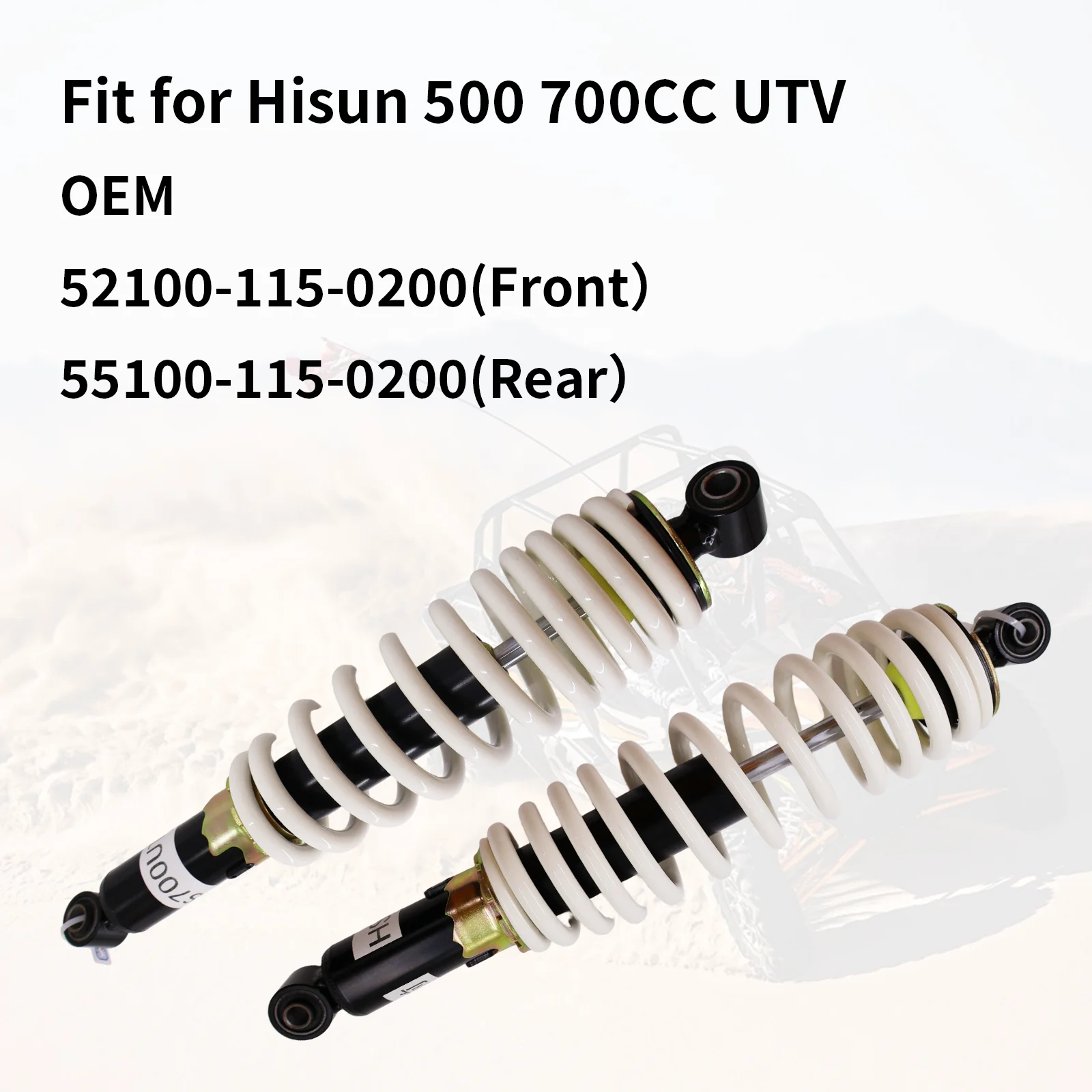 

Передний и задний амортизатор для HS 700 UTV и QUAD GO KART — модель PJ00000521000900 PJ00000551000900