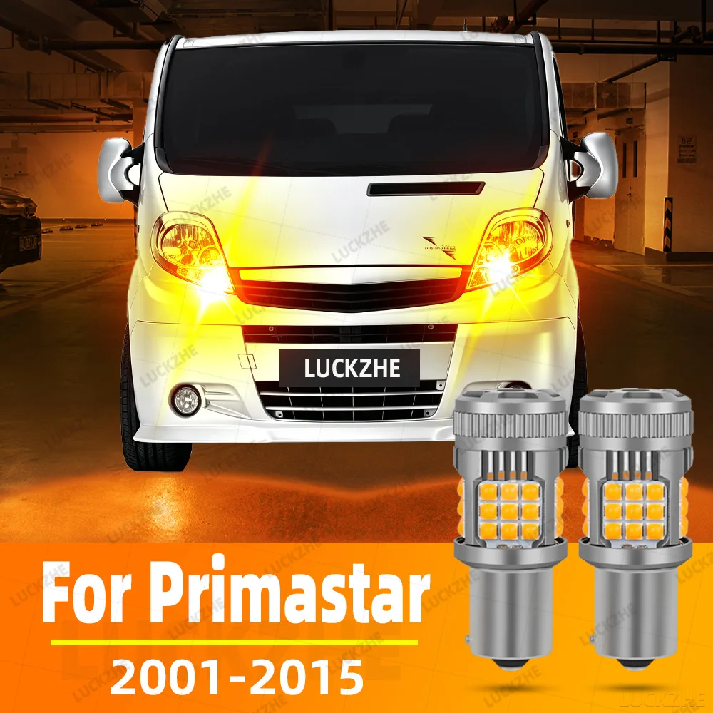 For Nissan Primastar X83 2001-2010 2011 2012 2013 2014 2015 Turn Signal Light LED Blinker Bulbs Lamp Amber Yellow Super Bright