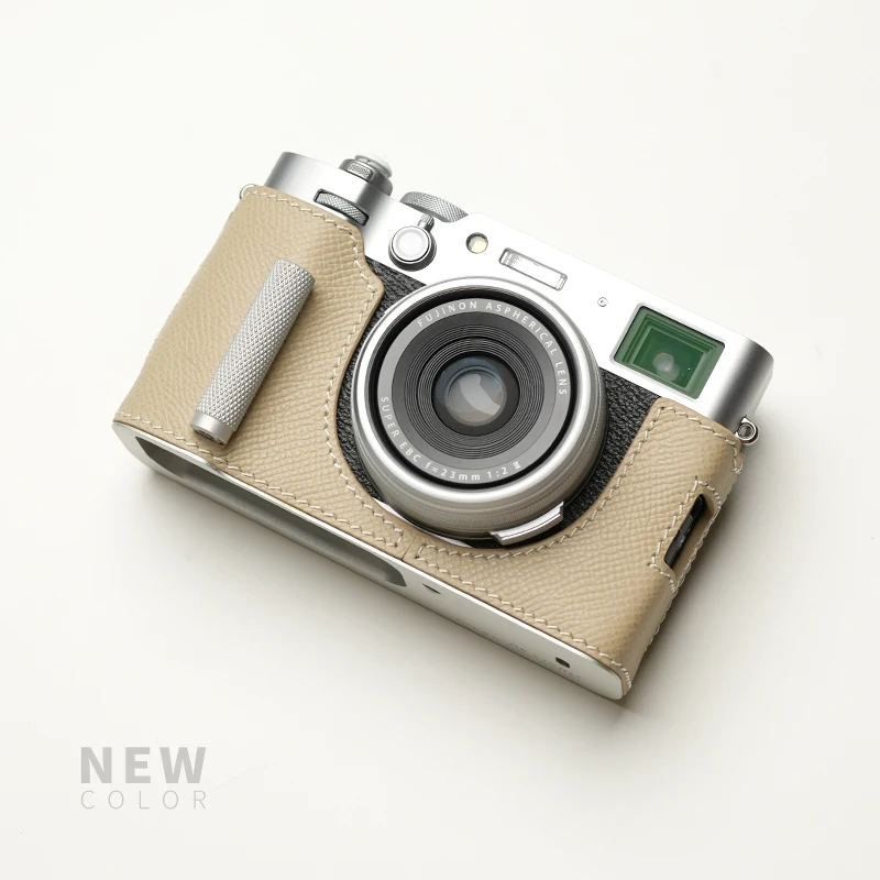 MRSTONE voor Fujifilm X100VI Camera Case Beschermhoes Camera Bodysuit X-100VI Camera Handgemaakte lederen x100viCamera tas