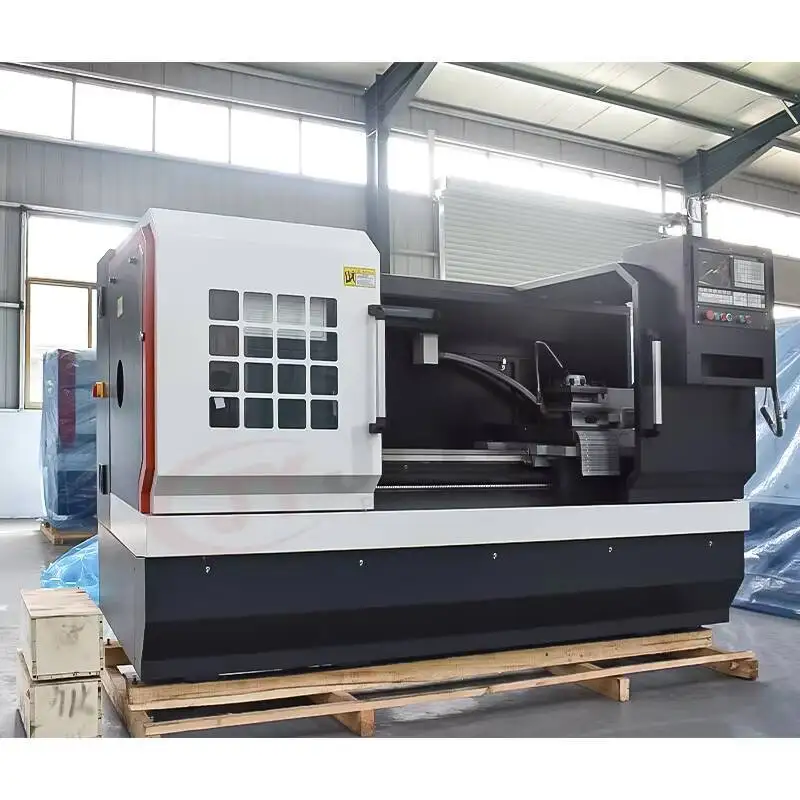 공장 가격 Ck6150 2000 CNC 선반 단일 스핀들 중형 평상형 자동 수동 등급 Fanuc Siemens GSK 제어 모터
