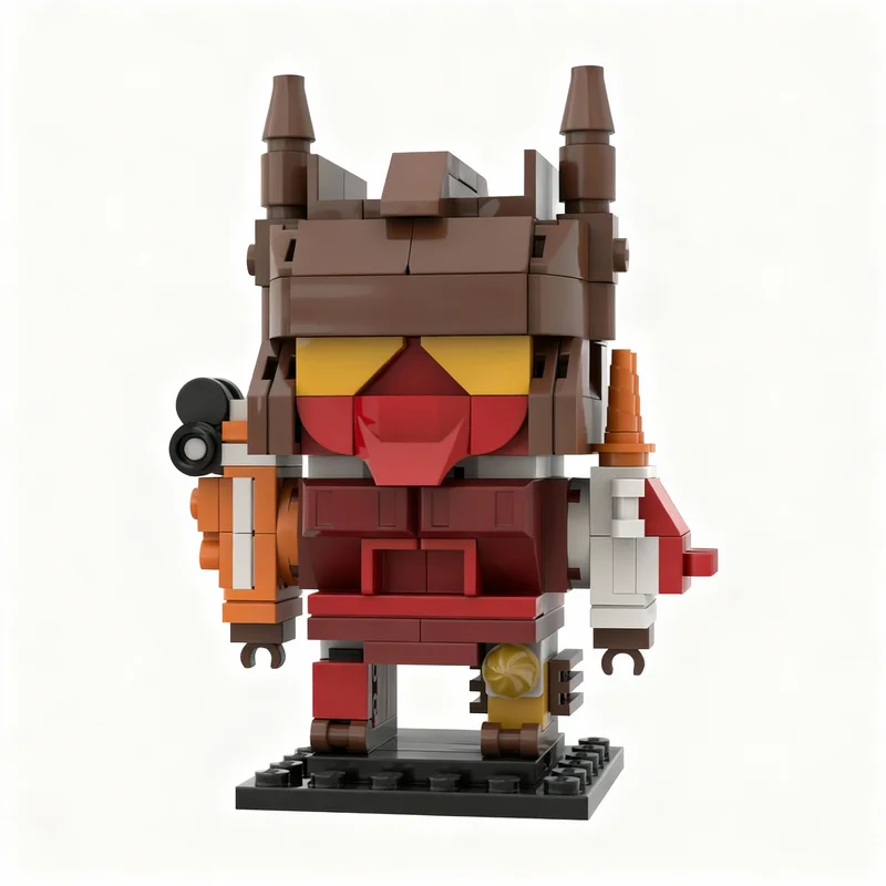 

163pcs MOC COMPUTRON Brickheadz Model Building Blocks Construction Toy Christmas Gifts DIY Creative Idea Education Assemble