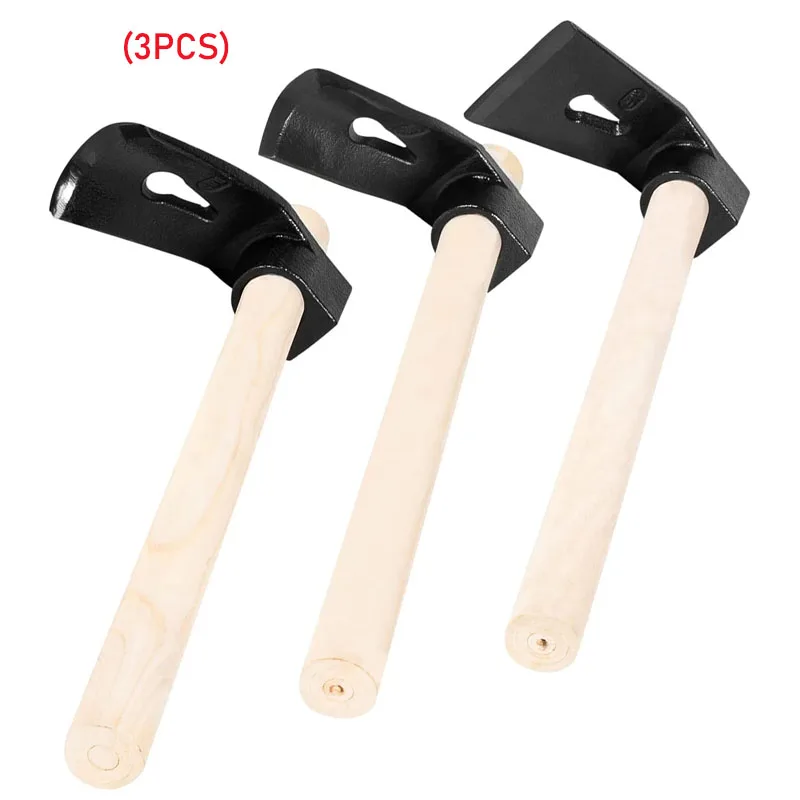 

Woodworking Wood Carving Bowl Adze Tools Set Including Straight Adze, Big Curve Adze, & Small Curve Adze (3PCS/Set)