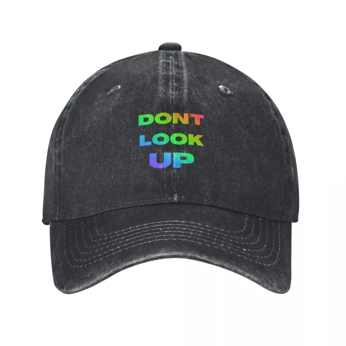 do not look up TEXT Baseball Cap Dropshipping Sun Hat For Children Thermal Visor Visor Ladies Men's