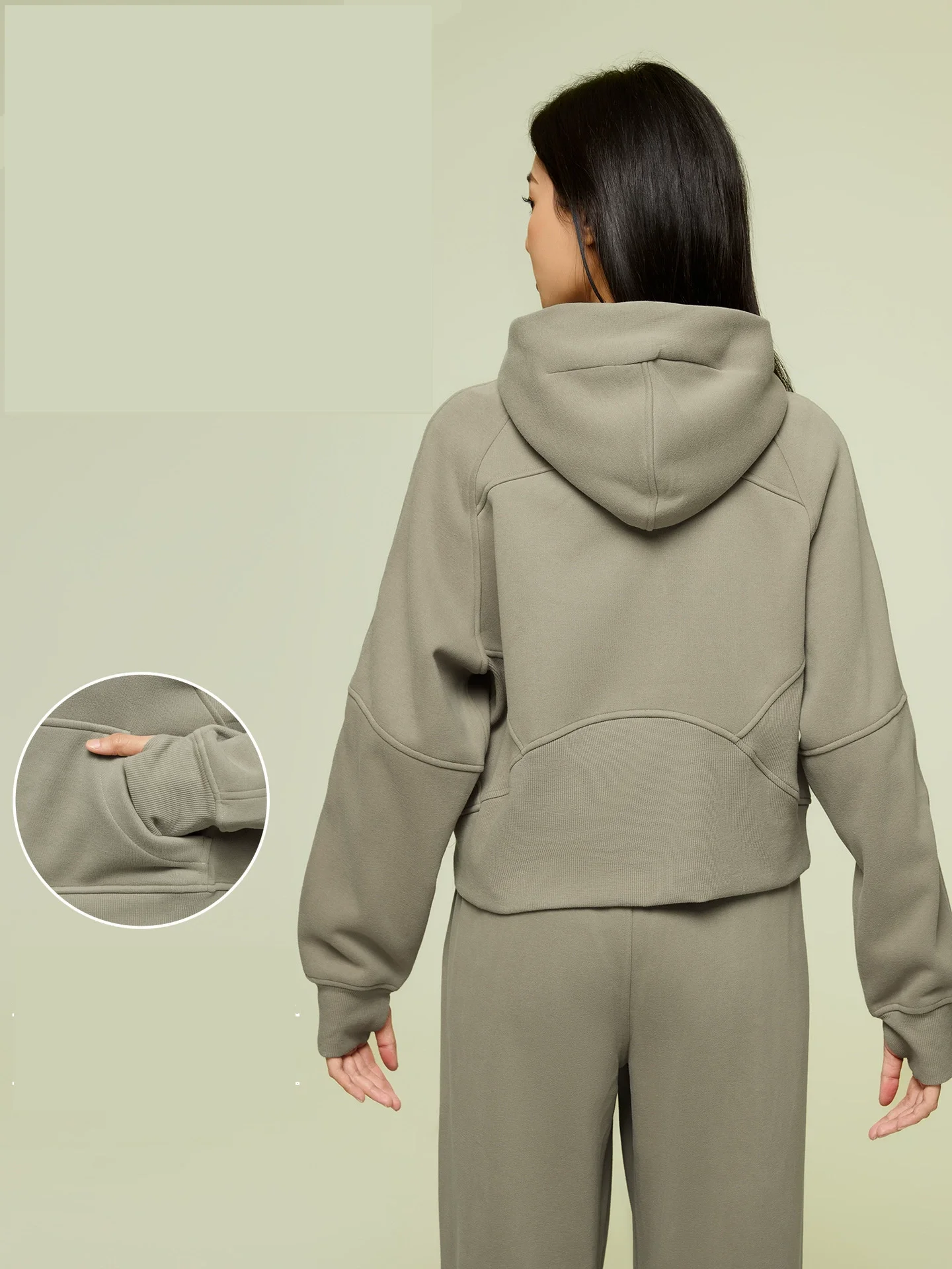 Early Winter New Arrival: Women's Full-Zip Hoodie Jacket - Oversized Fleece-Lined Casual Workwear for Office & Sport