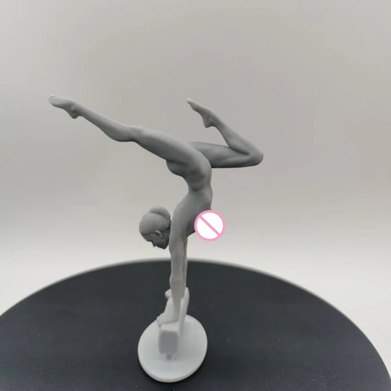 Resin Figure Gymnast  Fantasy Scenes Diy 1/24 Scale Miniatures Diorama Model Kit Unassembled and Unpainted Toys Gifts