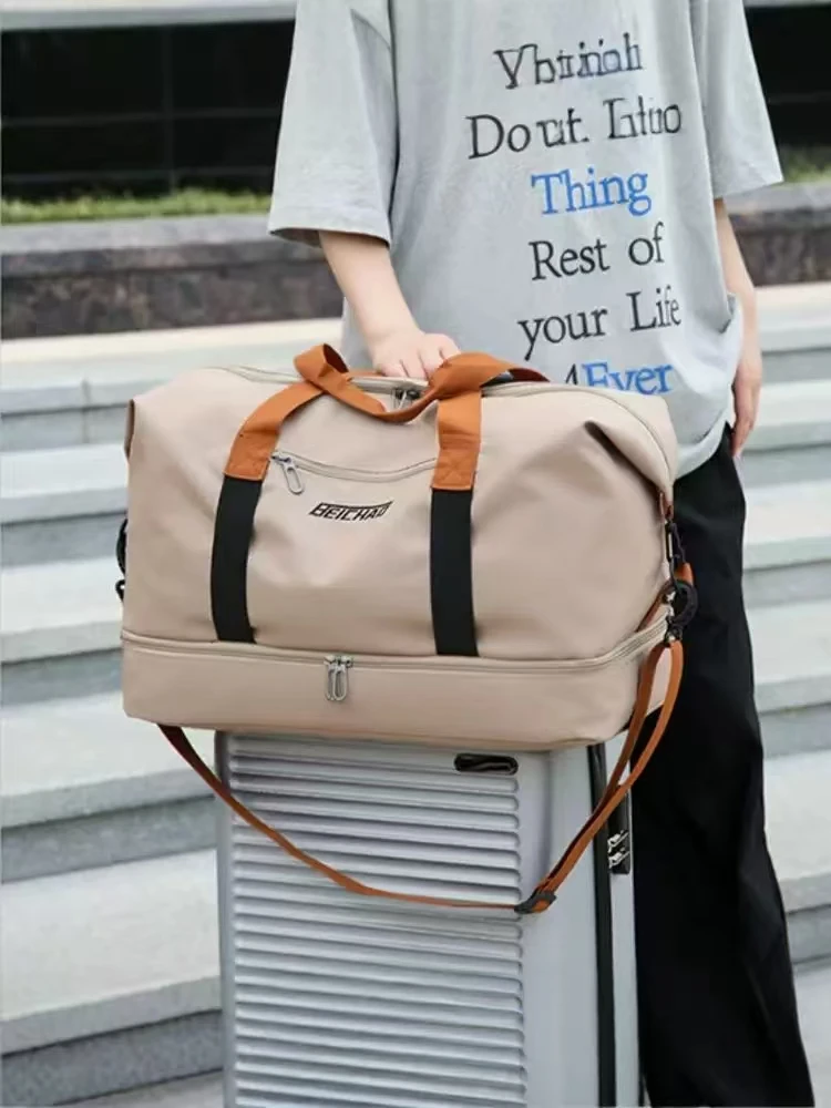 Bolsa de maquillaje Simple para mujer, bolso de almohada portátil de gran capacidad, nivel de apariencia alto, almacenamiento